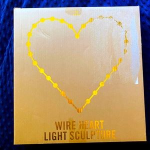 Urban Outfitters Lighted heart wall hanging